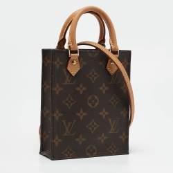Louis Vuitton Monogram Canvas Petit Sac Plat Bag