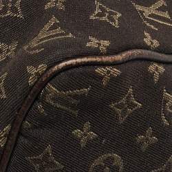 Louis Vuitton Fusain Monogram Mini Lin Canvas Speedy 30 Bag