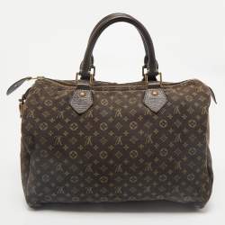 Pre Owned حقيبة لويس فيتون سبيدي كانفاس مونيغرامي فوسين 30