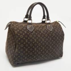 Pre Owned حقيبة لويس فيتون سبيدي كانفاس مونيغرامي فوسين 30