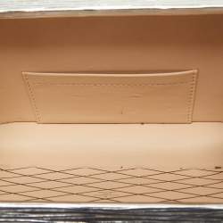 Louis Vuitton Silver/Gold Epi Leather Petite Malle Bag