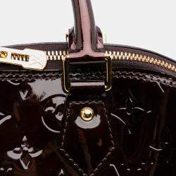 Louis Vuitton Purple Monogram Vernis Alma PM