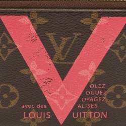 Louis Vuitton Monogram Canvas V Zippy Wallet