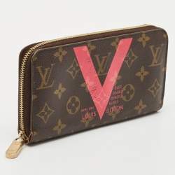 Louis Vuitton Monogram Canvas V Zippy Wallet