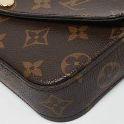 Louis Vuitton Kaki Monogram Canvas Felicie Strap & Go Bag 