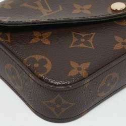 Louis Vuitton Kaki Monogram Canvas Felicie Strap & Go Bag 