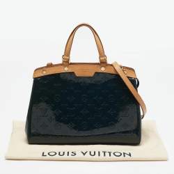 Louis Vuitton Bleu Nuit Monogram Vernis Brea MM Bag