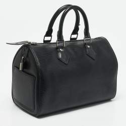 Louis Vuitton Black Epi Leather Speedy 30 Bag