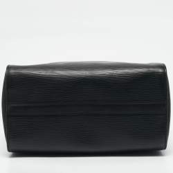 Louis Vuitton Black Epi Leather Speedy 30 Bag