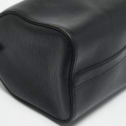 Louis Vuitton Black Epi Leather Speedy 30 Bag