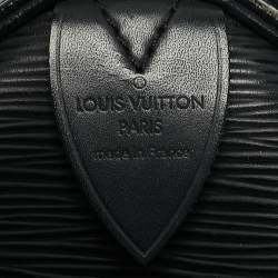 Louis Vuitton Black Epi Leather Speedy 30 Bag