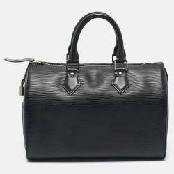 Louis Vuitton Black Epi Leather Speedy 30 Bag
