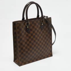 Louis Vuitton Damier Ebene Canvas Sac Plat PM Bag