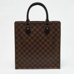 Louis Vuitton Damier Ebene Canvas Sac Plat PM Bag