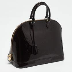 Louis Vuitton Amarante Monogram Vernis Alma GM Bag