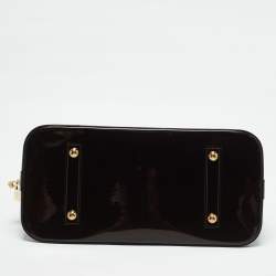 Louis Vuitton Amarante Monogram Vernis Alma GM Bag