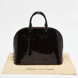 Louis Vuitton Amarante Monogram Vernis Alma GM Bag