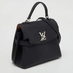 Louis Vuitton Black Leather LockMe Ever BB Bag