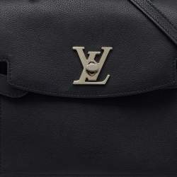 Louis Vuitton Black Leather LockMe Ever BB Bag