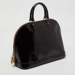 Louis Vuitton Amarante Monogram Vernis Alma GM Bag