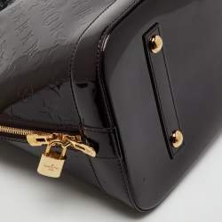 Louis Vuitton Amarante Monogram Vernis Alma GM Bag