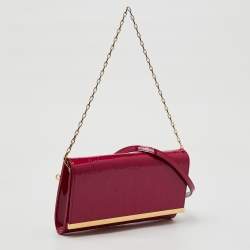 Louis Vuitton Indian Rose Monogram Vernis Ana Clutch Bag