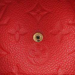 Louis Vuitton Red Monogram Empreinte Pochette Felicie