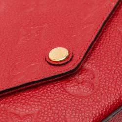Louis Vuitton Red Monogram Empreinte Pochette Felicie