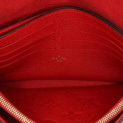 Louis Vuitton Red Monogram Empreinte Pochette Felicie