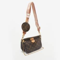 Louis Vuitton Pink Monogram Canvas Multi Pochette Accessories Bag
