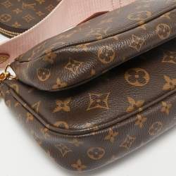 Louis Vuitton Pink Monogram Canvas Multi Pochette Accessories Bag