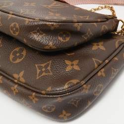 Louis Vuitton Pink Monogram Canvas Multi Pochette Accessories Bag