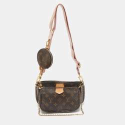 Louis Vuitton Pink Monogram Canvas Multi Pochette Accessories Bag
