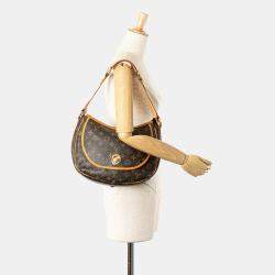 Pre Owned Louis Vuitton Brown Monogram Tulum PM
