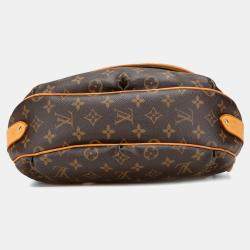 Pre Owned Louis Vuitton Brown Monogram Tulum PM