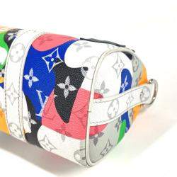 Louis Vuitton Multicolor Canvas Leather Monogram LV Portrait Keepall Bandouliere 25 Boston Handbag 