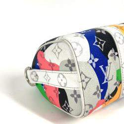 Louis Vuitton Multicolor Canvas Leather Monogram LV Portrait Keepall Bandouliere 25 Boston Handbag 