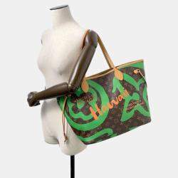 Louis Vuitton Brown Monogram Neverfull MM Tote Bag