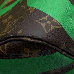 Louis Vuitton Brown Monogram Neverfull MM Tote Bag