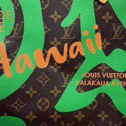 Louis Vuitton Brown Monogram Neverfull MM Tote Bag
