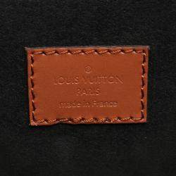 Louis Vuitton Brown Coated Canvas Leather Monogram Reverse Dauphine Shoulder Bag 