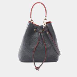 Louis Vuitton Navy Leather Monogram Empreinte Neonoe Shoulder Bag