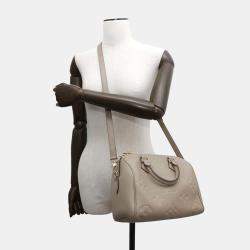 Louis Vuitton Beige Monogram Empreinte Speedy Bandouliere 25 Shoulder Bag