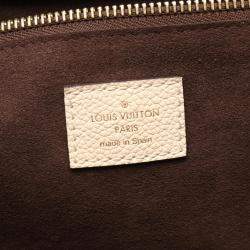 Louis Vuitton Ivory Monogram Empreinte Neverfull MM Tote Bag