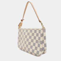 Louis Vuitton Beige Damier Azur Canvas Pochette Accessoires