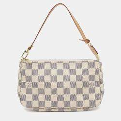 Louis Vuitton Beige Damier Azur Canvas Pochette Accessoires