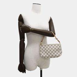 Louis Vuitton Beige Damier Azur Canvas Pochette Accessoires