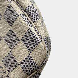 Louis Vuitton Beige Damier Azur Canvas Pochette Accessoires