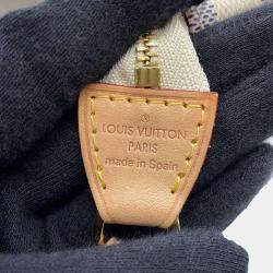 Louis Vuitton Beige Damier Azur Canvas Pochette Accessoires