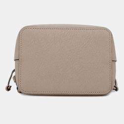 Louis Vuitton Greige Calf Leather Nano LockMe Bucket Bag